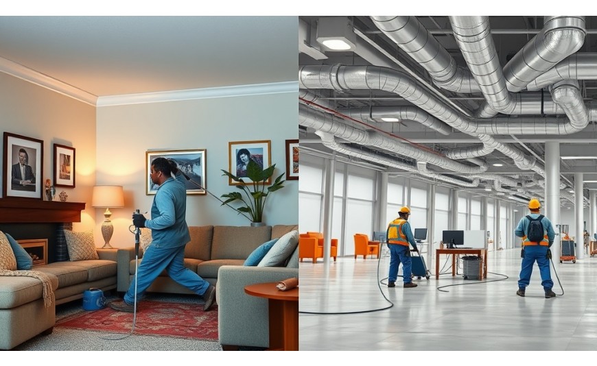 Understanding the Difference Between Residential & Commercial Duct Cleaning Understanding the Difference Between Residential & Commercial Duct Cleaning