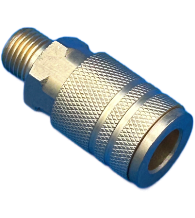 Duct Cleaning 1/4 Female Brass Coupler to 1/4 Male NPT