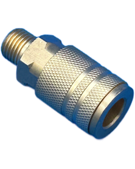 Duct Cleaning 1/4 Female Brass Coupler to 1/4 Male NPT