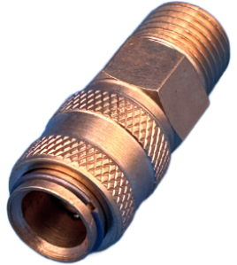 Duct Cleaning Quick Connector 1/8 Female Brass Coupler To 1/4 Male NPT