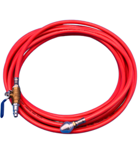 Duct Cleaning Hose With Reverse Air Ball And Ball Valve