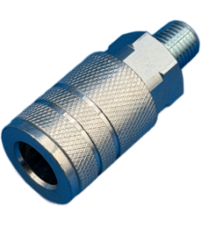 Duct Cleaning 3/8 Female Silver Coupler To 1/4 Male NPT