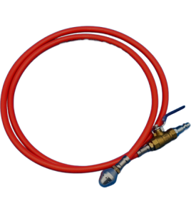Duct Cleaning Hose With Forward Air Ball And Ball Valve