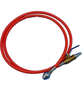 Duct Cleaning Hose With Forward Air Ball And Ball Valve
