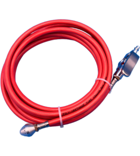 Duct Cleaning Hose With Forward Air Ball And Blowgun