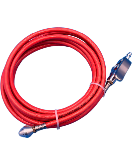 Duct Cleaning Hose With Forward Air Ball And Blowgun