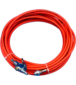 Duct Cleaning Hose With Reverse Air Ball And Blowgun
