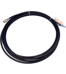 Duct Cleaning Snake With Quick Connector And Blowgun