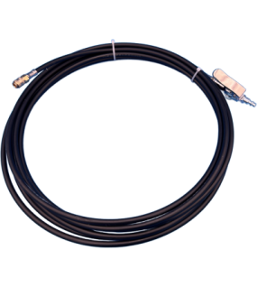Duct Cleaning Snake With Quick Connector And Blowgun