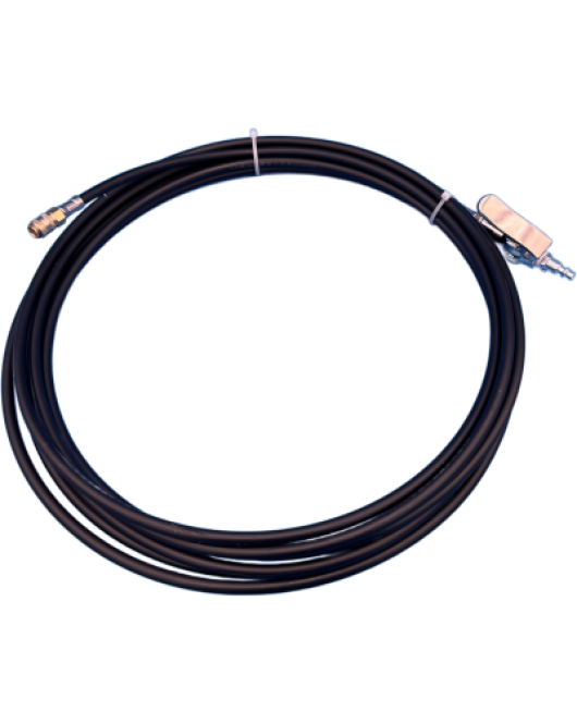 Duct Cleaning Snake With Quick Connector And Blowgun