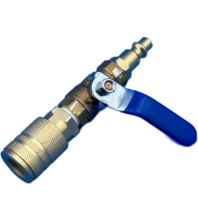 Duct Cleaning Ball Valve With 1/4 Female Coupler