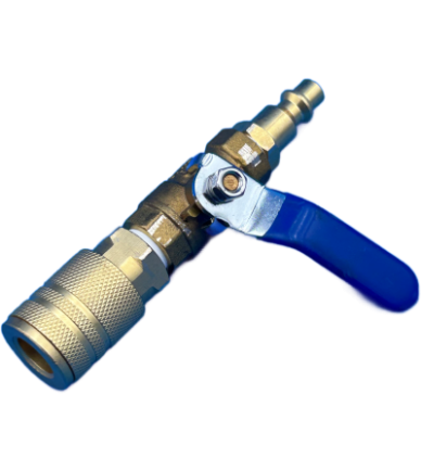 Duct Cleaning Ball Valve With 1/4 Female Coupler