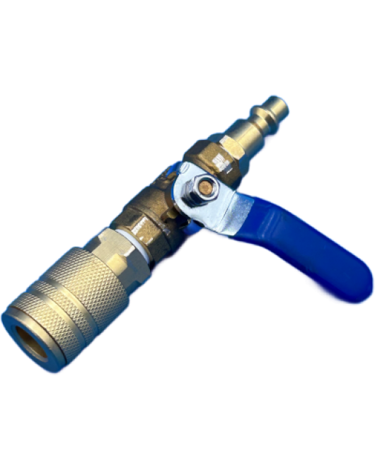 Duct Cleaning Ball Valve With 1/4 Female Coupler