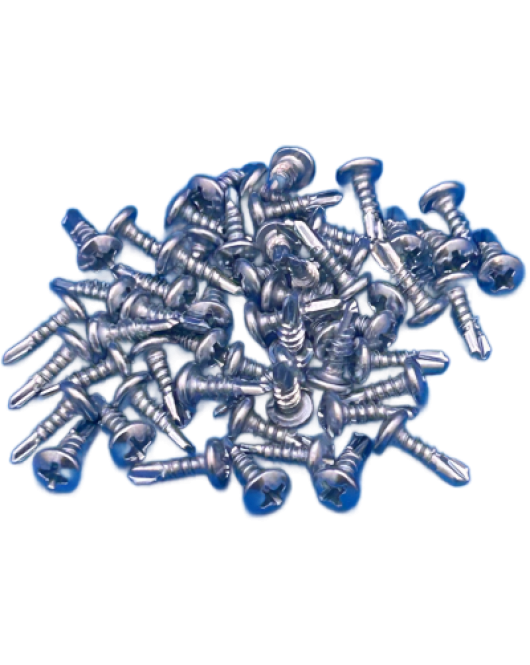 1/2 Inch Pan Head Duct Cleaning Screws - Box of 3600 pcs